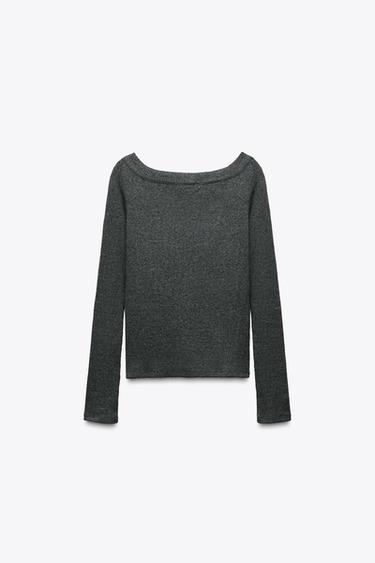 SOFT RIBBED JACKET - Grey marl by Zara - Image 4
