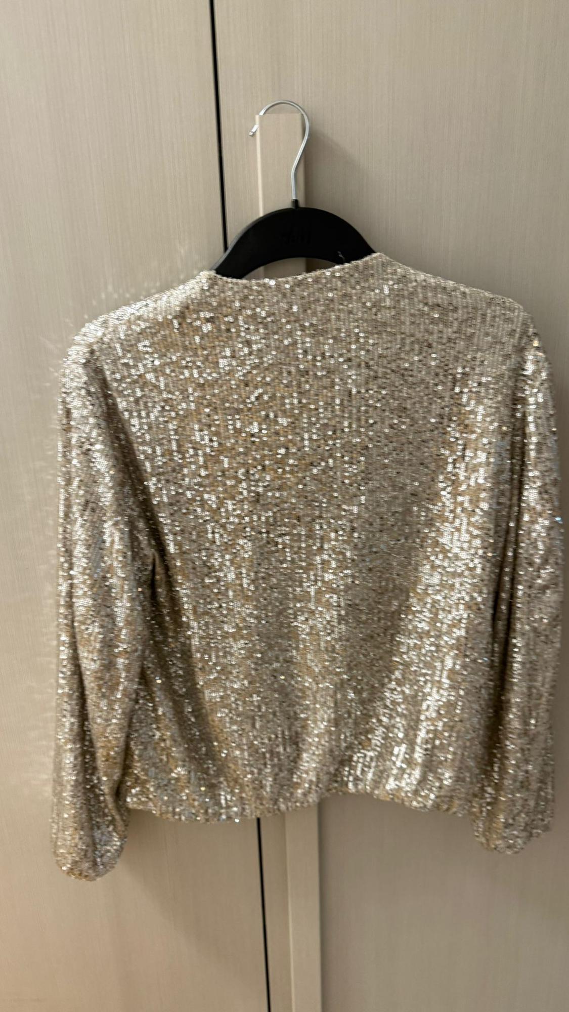 SEQUIN BOMBER JACKET - Image 2