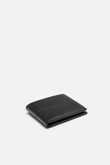 NAPPA LEATHER WALLET - Black by Zara - Image 1