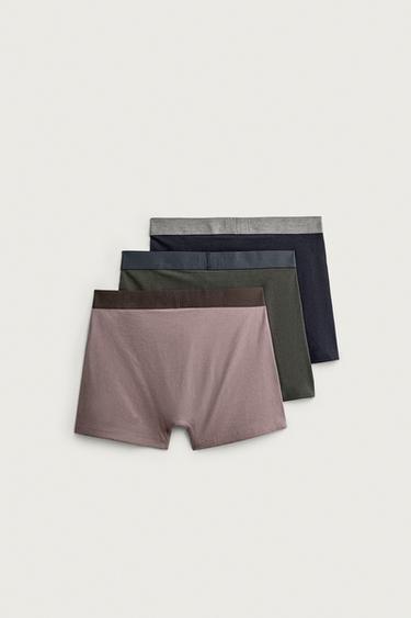 SOFT BOXER BRIEFS 3-PACK — various 2