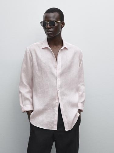 Zara 100% linen regular fit shirt - 142