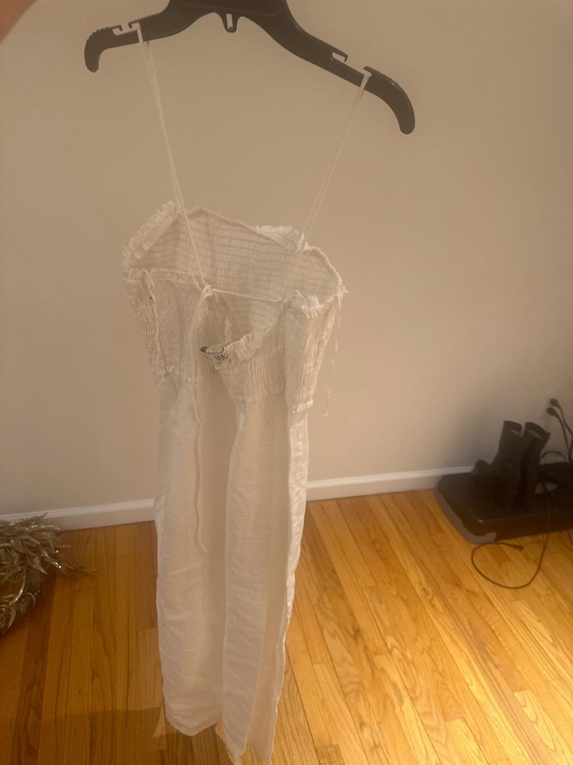 VESTIDO MIDI CON LINO - Image 2