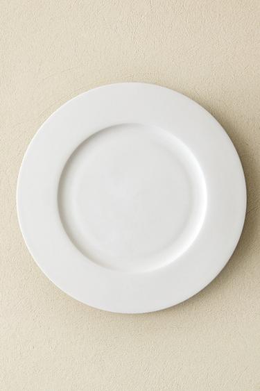 BONE CHINA DINNER PLATE - White by Zara - Image 5