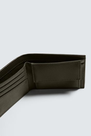 PORTEFEUILLE TEXTURÉ - Marron de Zara - Image 3