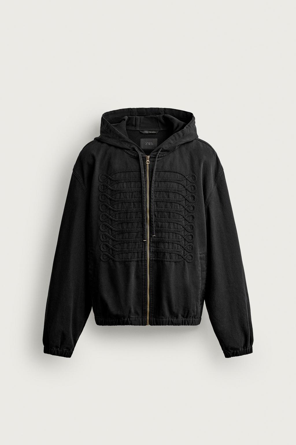 FROG FASTENING HOODED JACKET