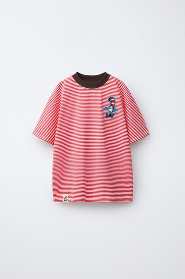STRIPED THE CAT IN THE HAT DR. SEUSS™ T-SHIRT - Red by Zara