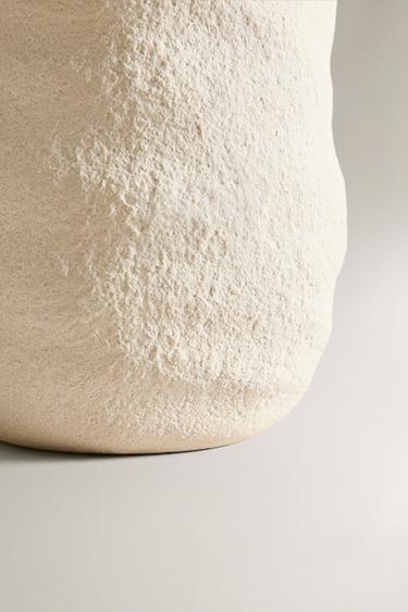 TEXTURED CERAMIC TOOTHBRUSH HOLDER - Ecru by Zara - Image 3