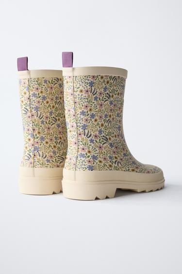 FLORAL WELLIES - White by Zara - Image 4