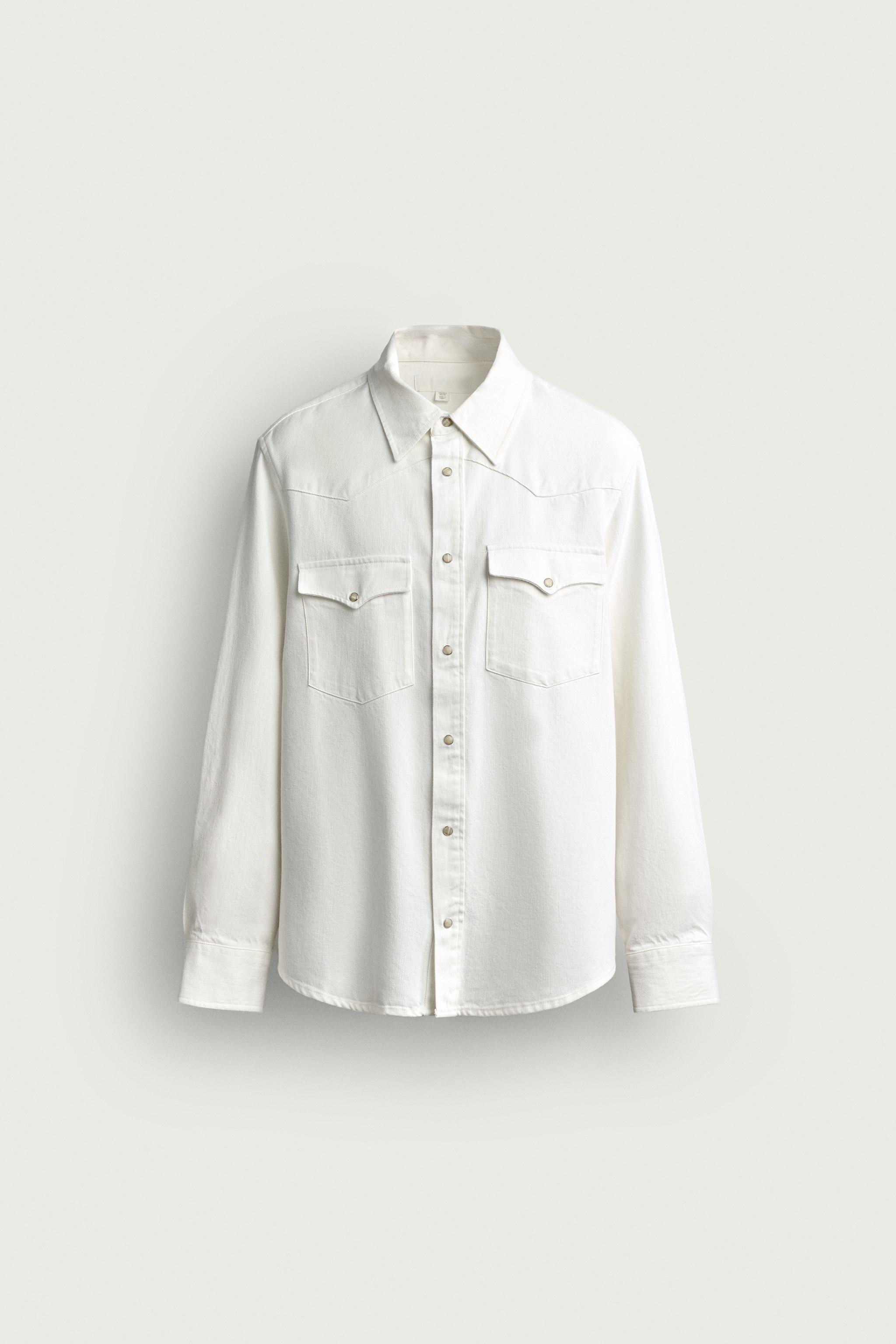 COTTON-LYOCELL REGULAR FIT WESTERN SHIRT