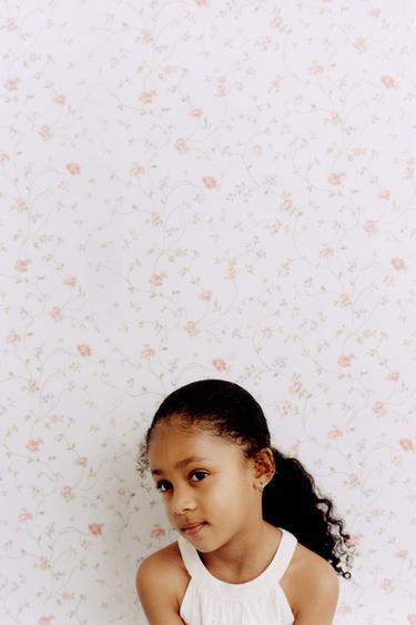 ПЛАТЬЕ ХАЛТЕР С ВЫШИВКОЙ — ЭКРЮ от Zara