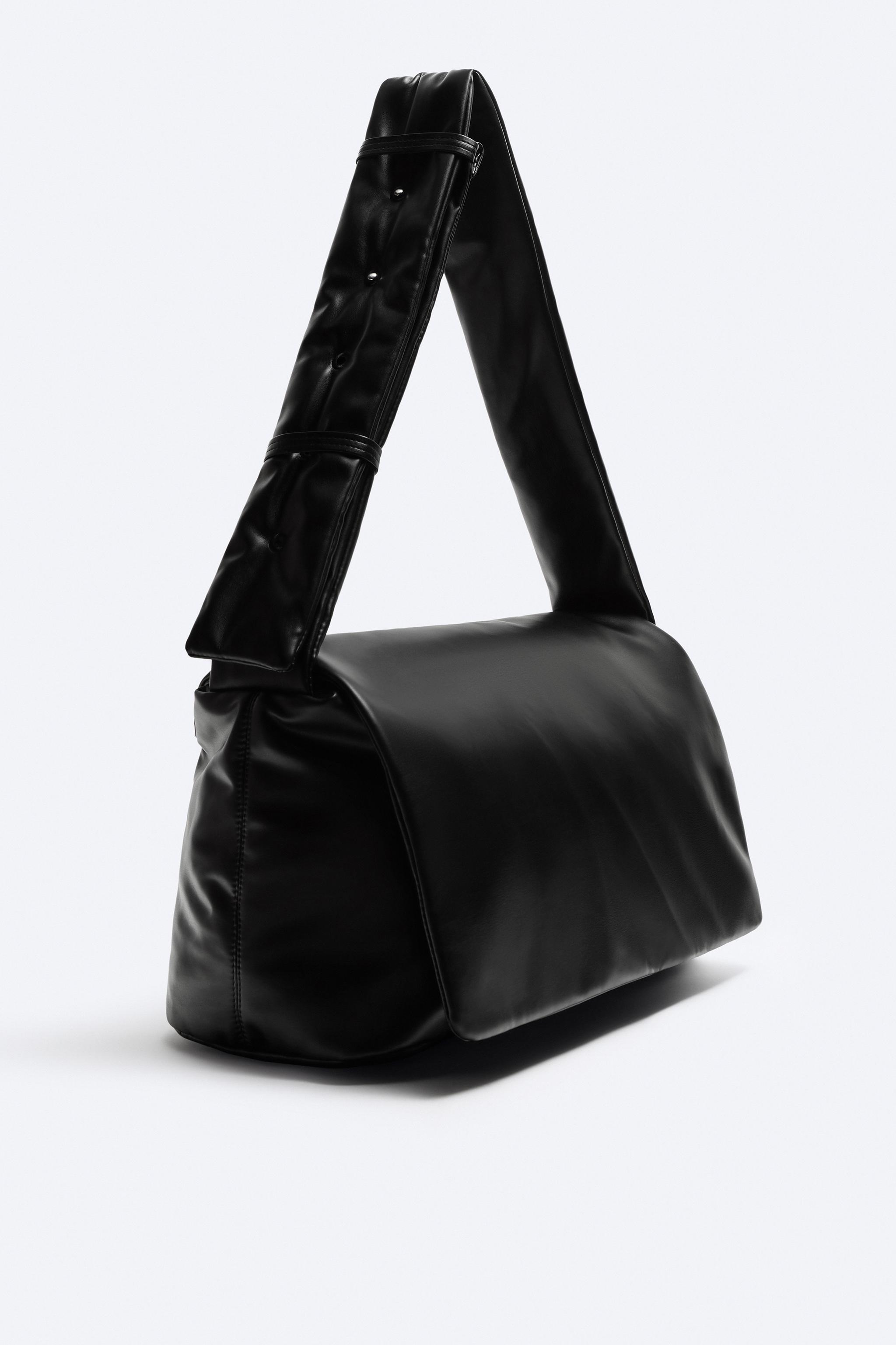 Soft leather crossbody bag zara Clearance