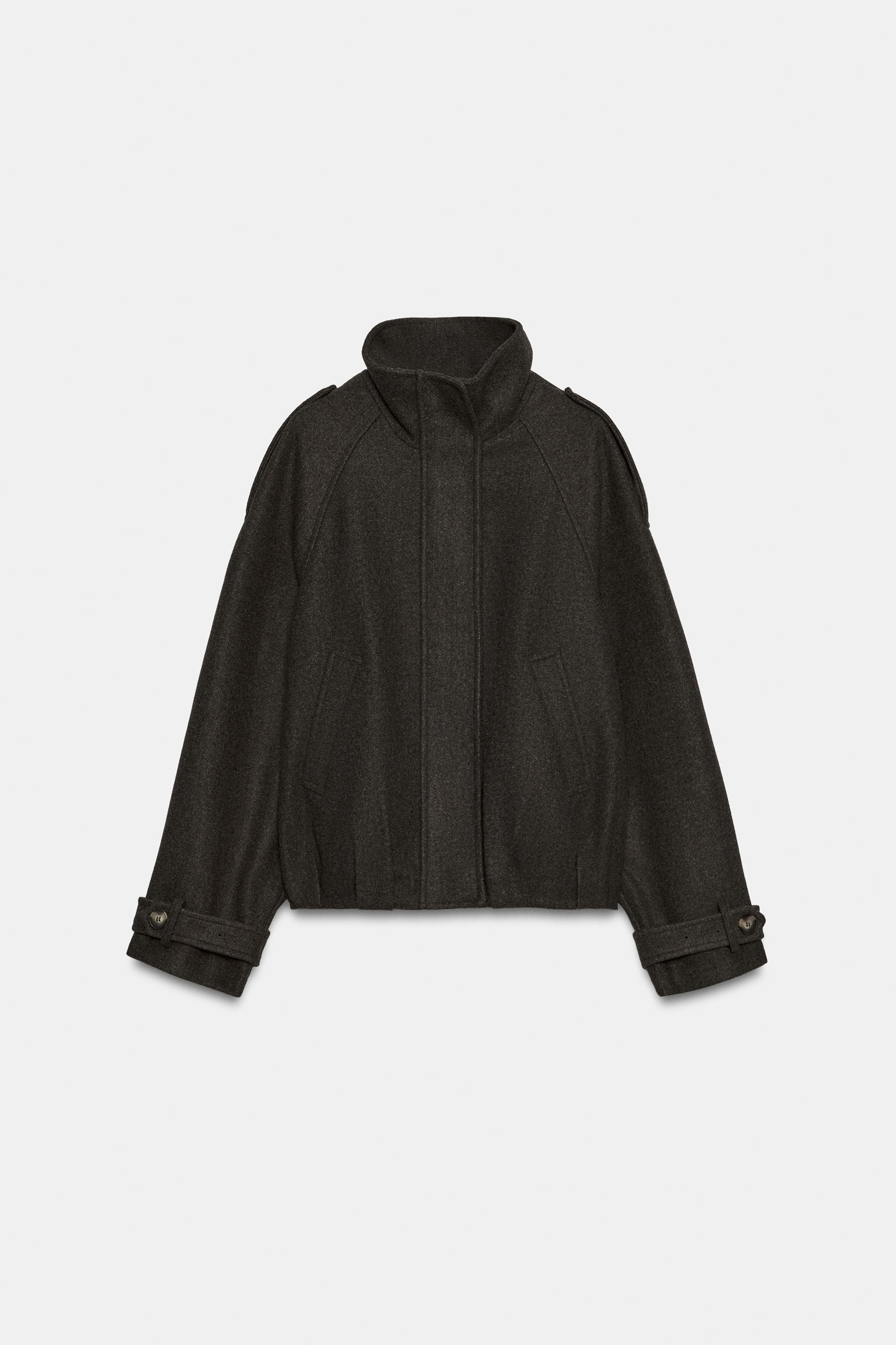 BOMBER JACKET WITH TAB DETAILS