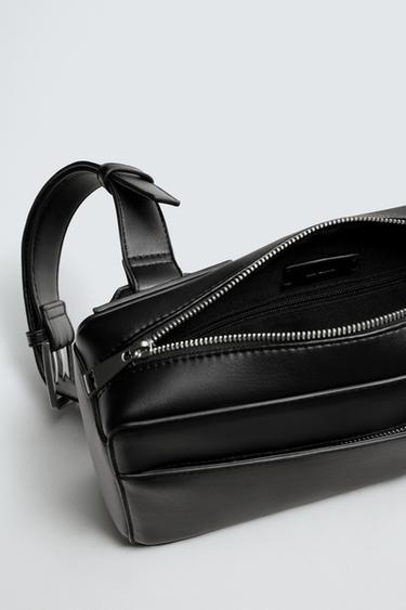 PLAIN VERTICAL CROSSBODY BAG - Black by Zara - Image 7