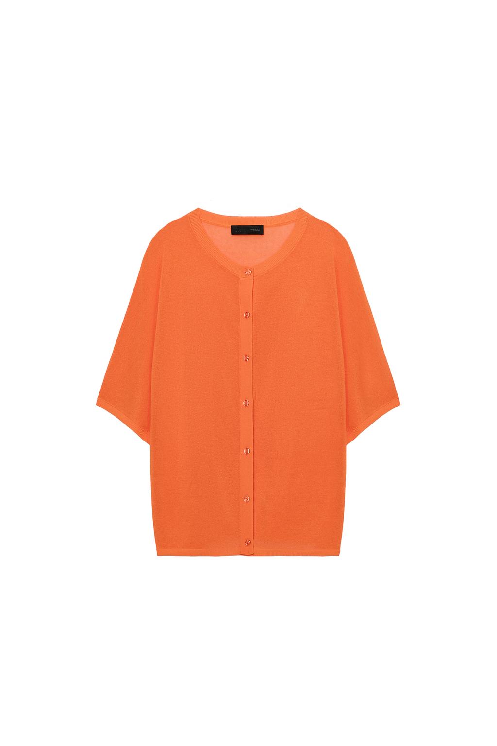 SHORT SLEEVE CARDIGAN - image 3