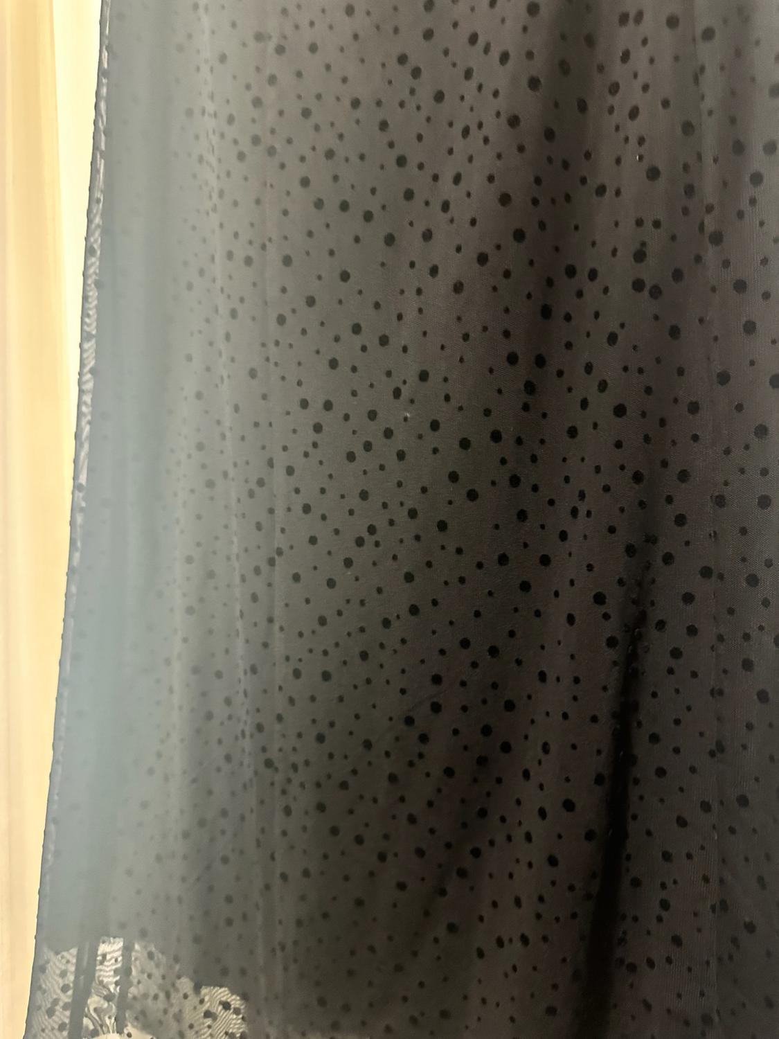 DOTTED MESH MIDI SKIRT - Image 2