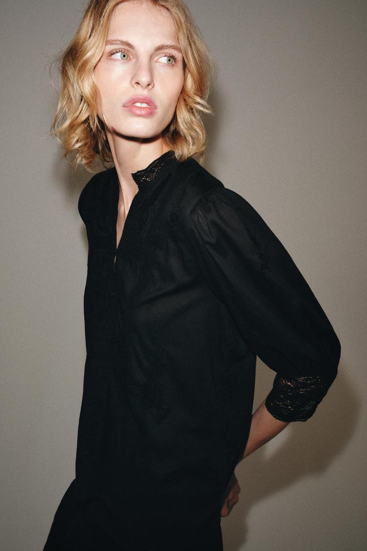 Blusa bordada de la colección ZW 4