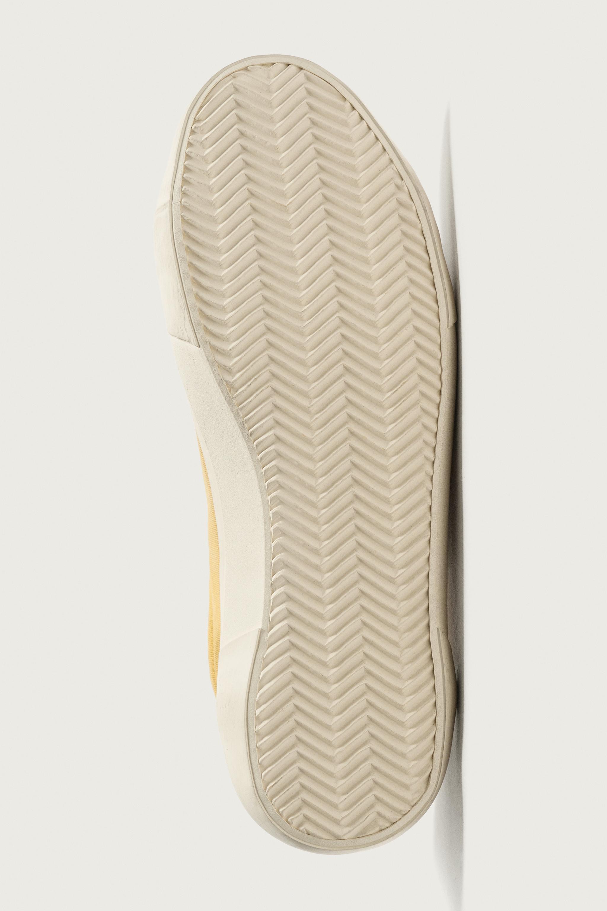 LEATHER MIX SNEAKERS