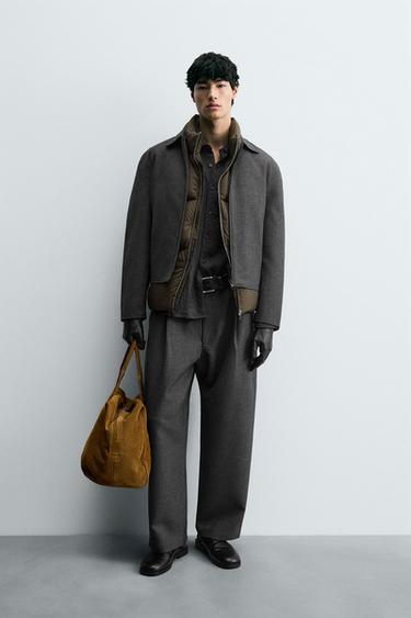 ÁO KHOÁC DÁNG LỬNG - Màu ghi xám từ Zara