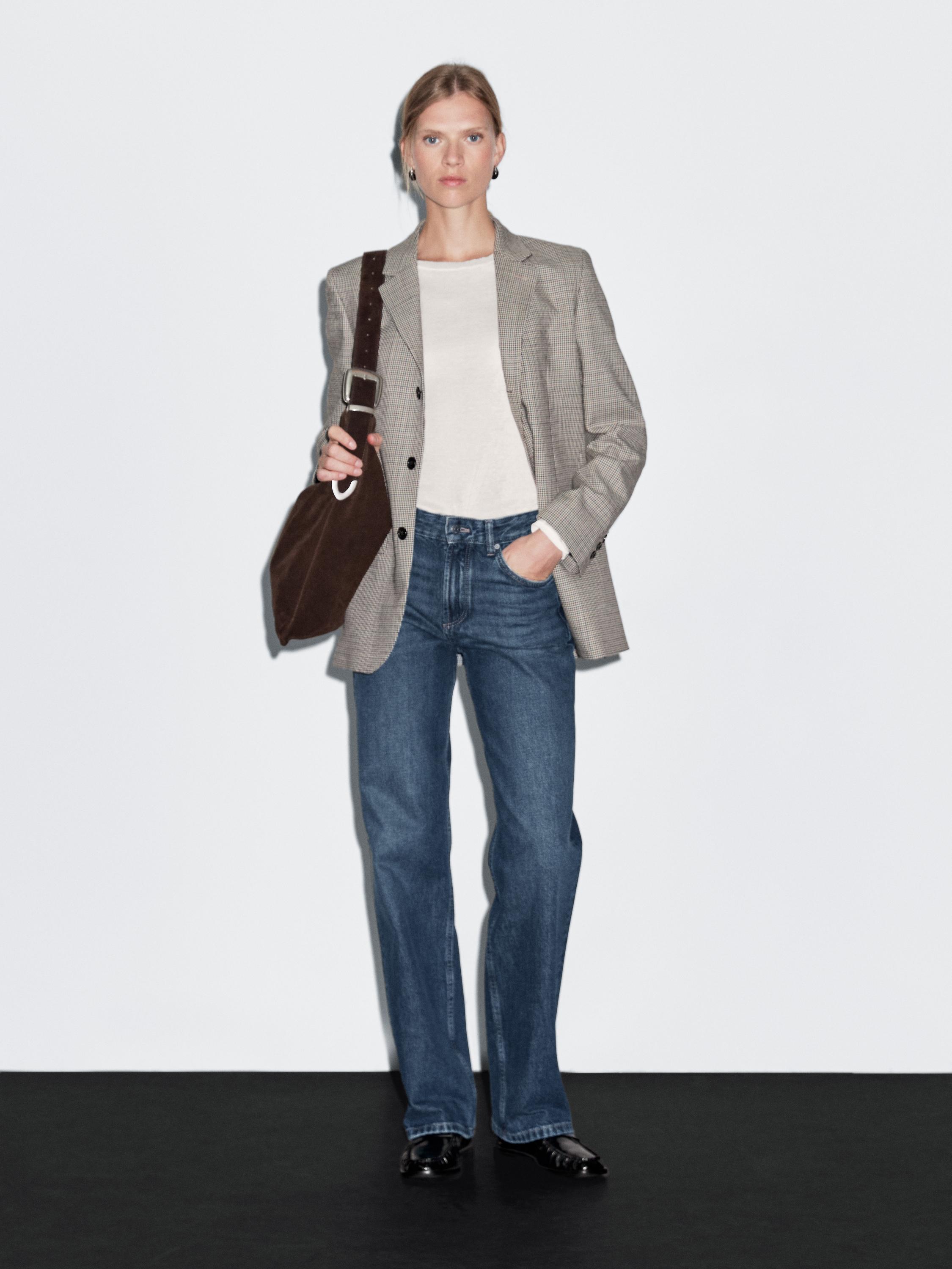 Jean straight mid-rise