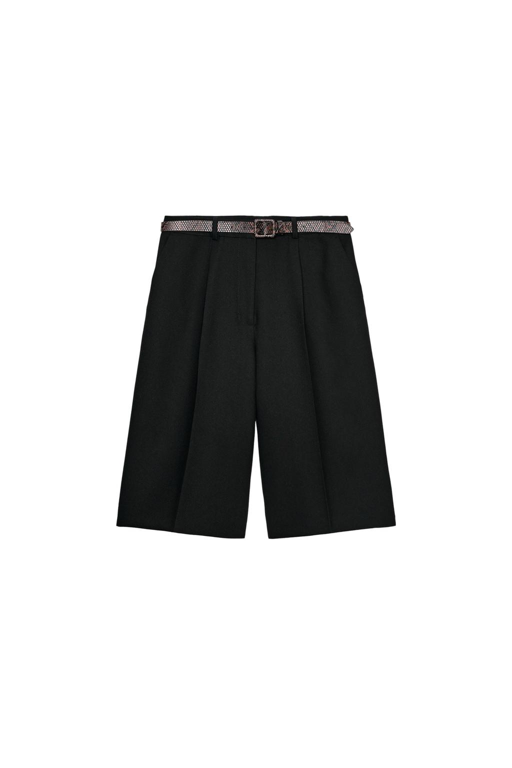 LONG SHORTS WITH BELT - image 3