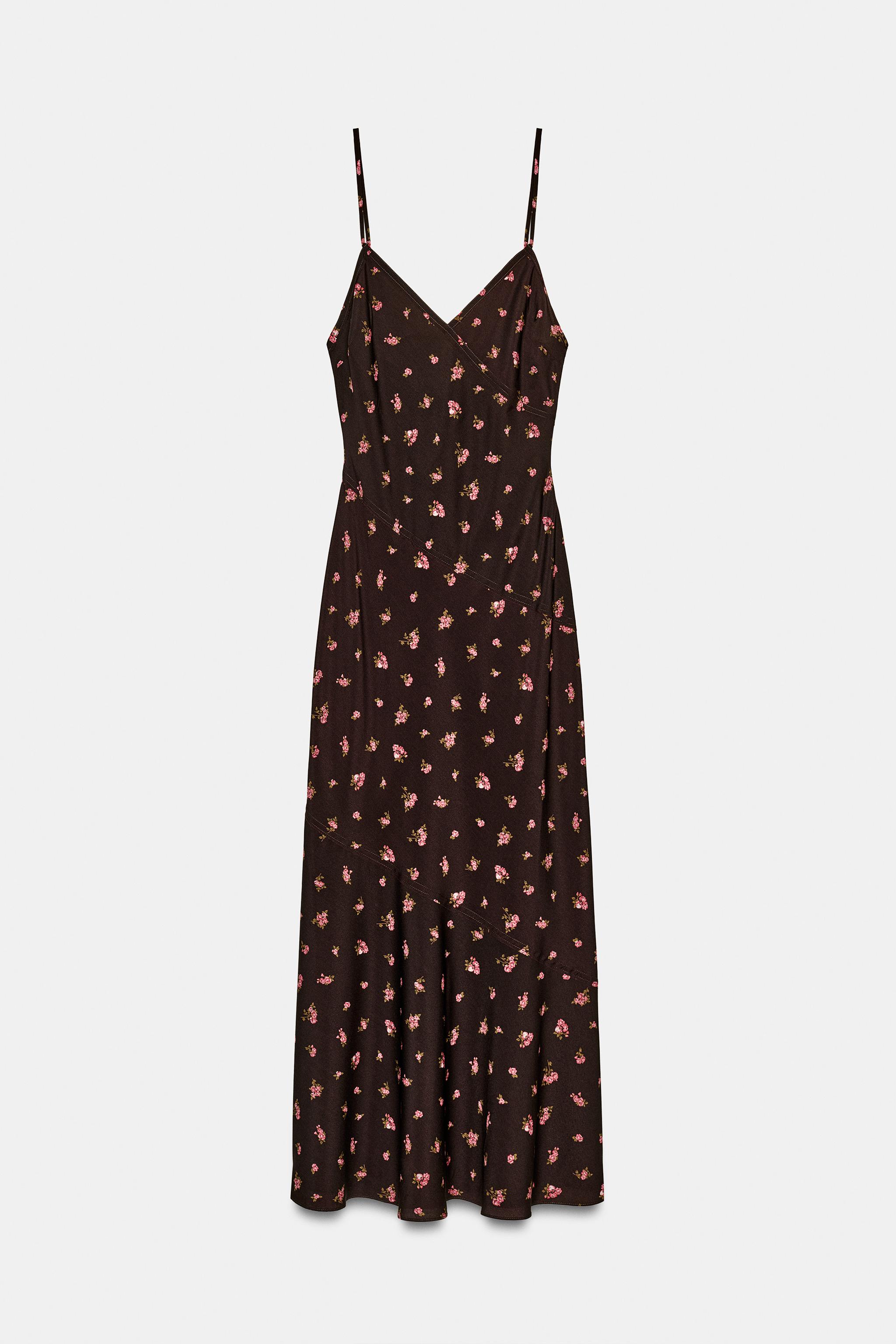 フラワー柄ドレスワンピース - レディース | ZARA 日本