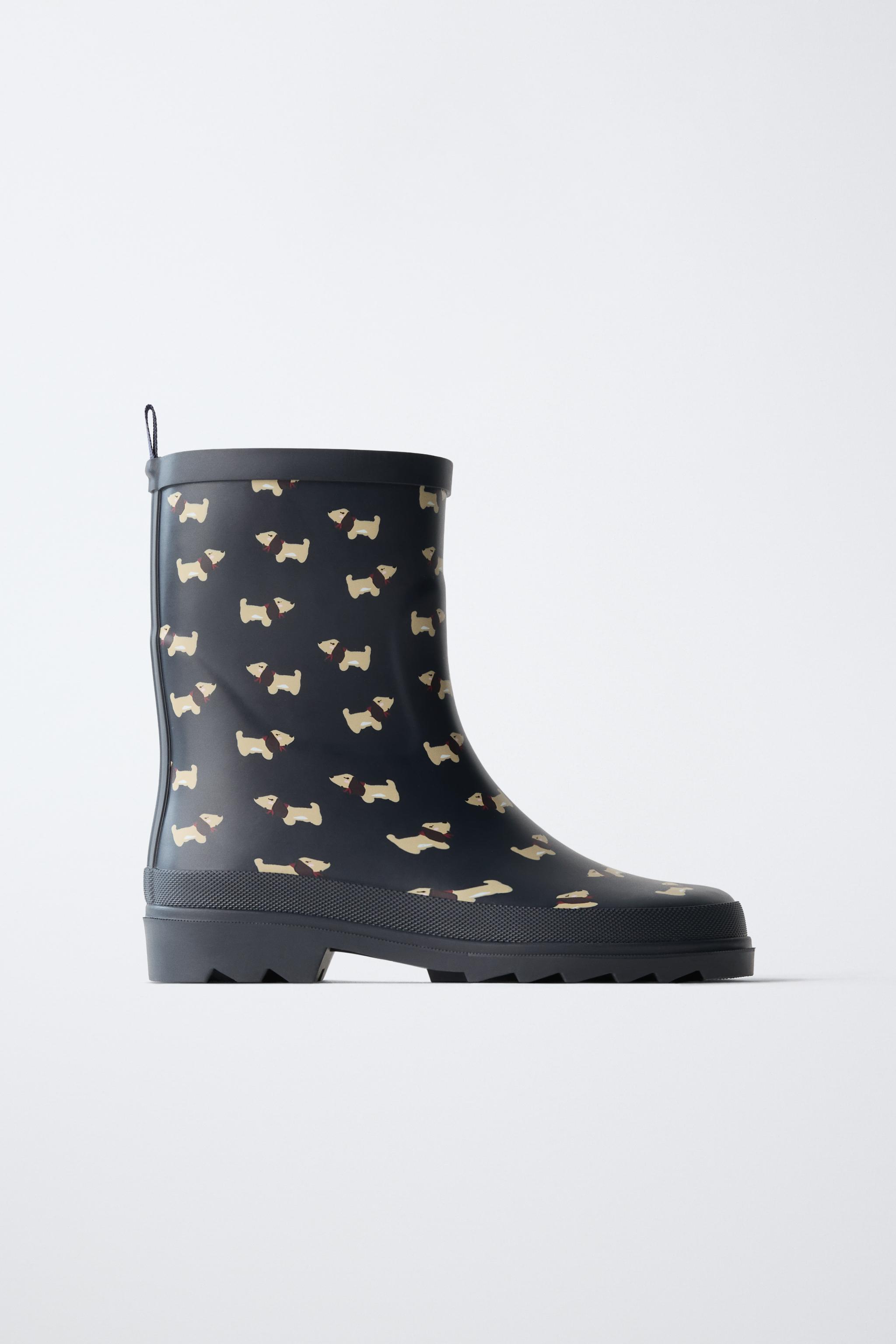 PUPPY PRINT RAIN BOOTS