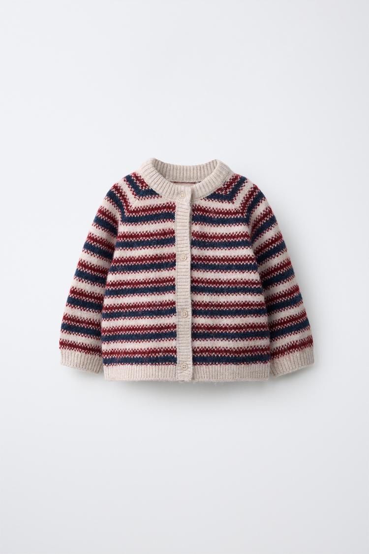Chaqueta punto rayas