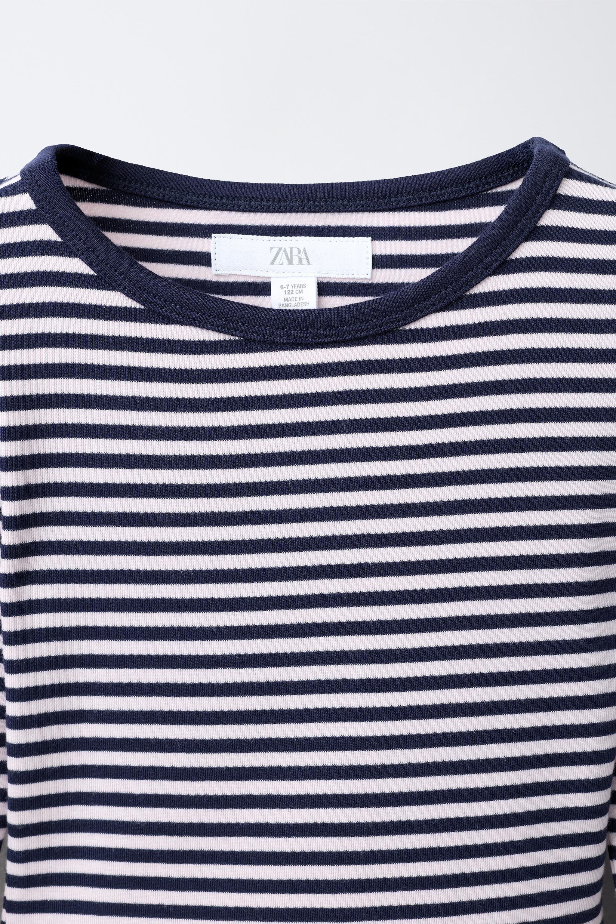 MODAL STRIPED T-SHIRT
