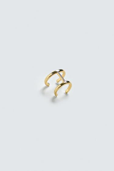 DOUBLE EAR CUFF EARRING - Gold by Zara - Image 1