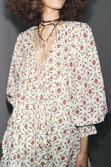 ZW COLLECTION PRINTED SHORT DRESS - Multicoloured by Zara - Image 1