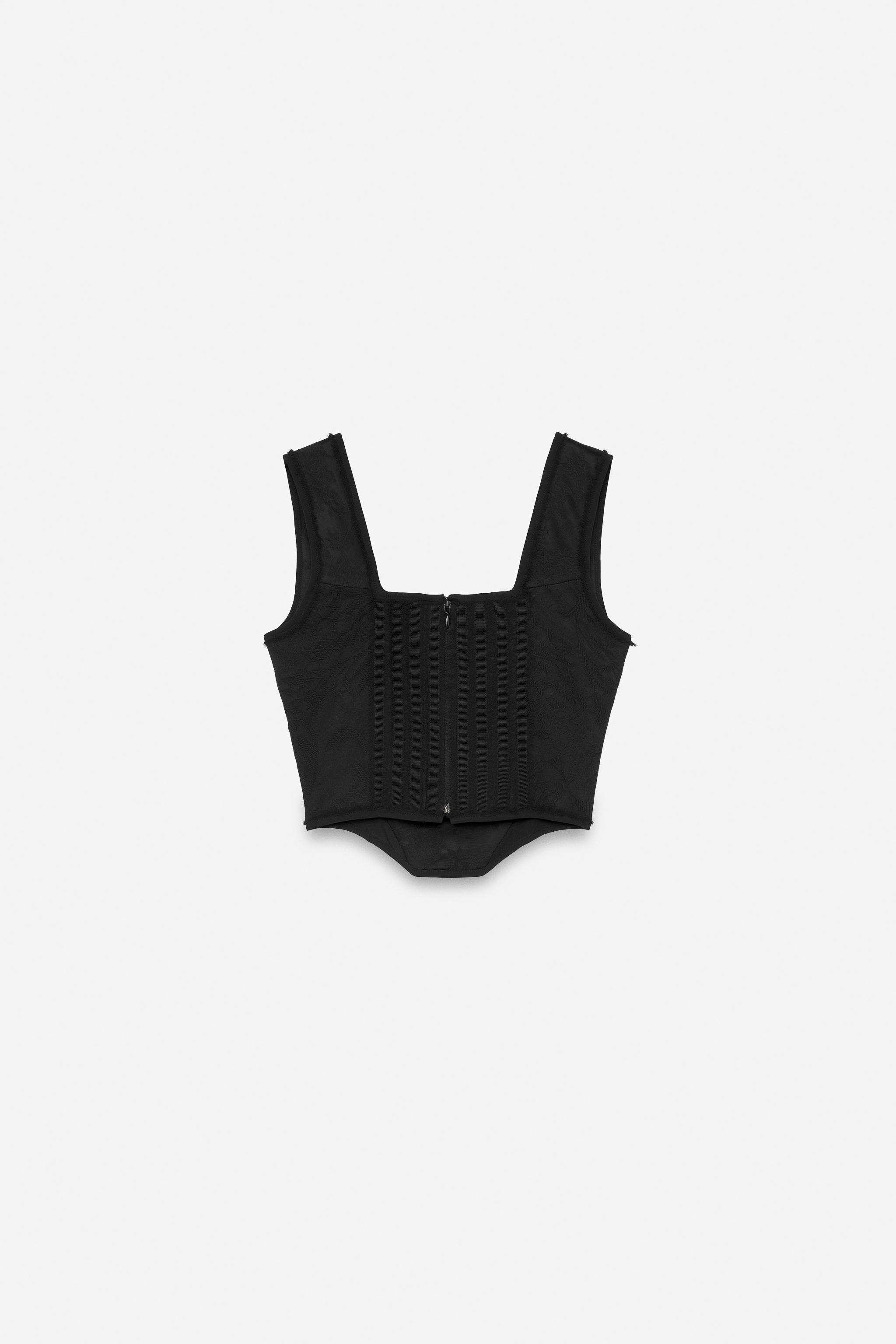 BEADED JACQUARD CORSET - THE ITEM