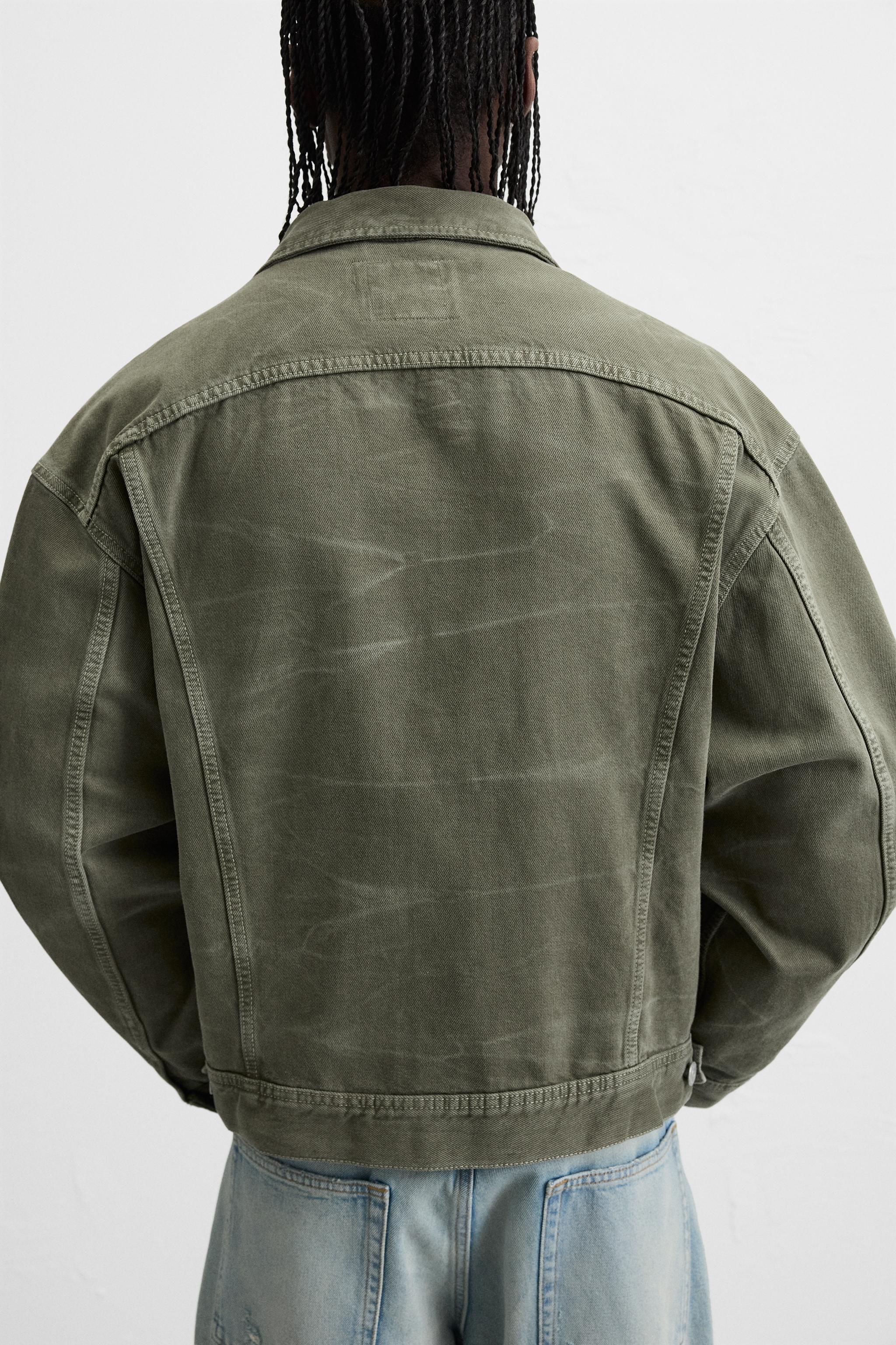 グラデーション デニム ジャケット - カーキ | ZARA Japan / 日本