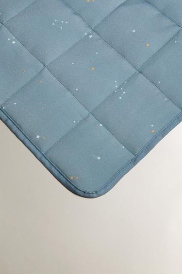 WATER-RESISTANT CONSTELLATION FLOOR THROW - Blue by Zara - Image 1