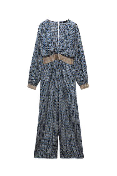 GEOMETRIC PRINT JUMPSUIT