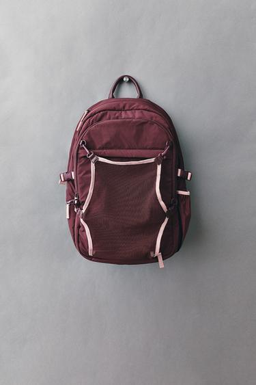 SAC À DOS TECHNIQUE - Rouge de Zara