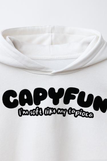 SWEAT À CAPUCHE CAPIBARA CAPYFUN © - Écru de Zara - Image 2