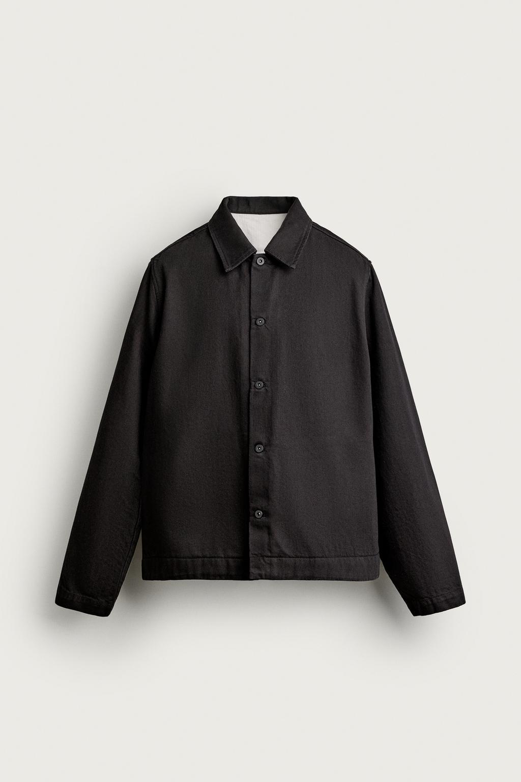 DENIM RELAXED FIT OVERSHIRT