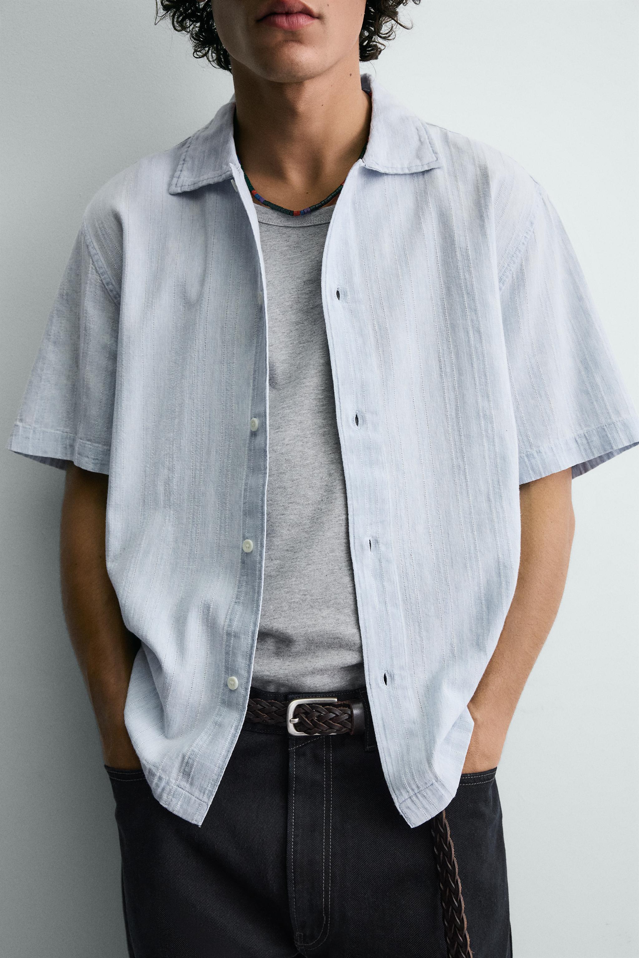 CHEMISE STRUCTURÉE LAVÉE
