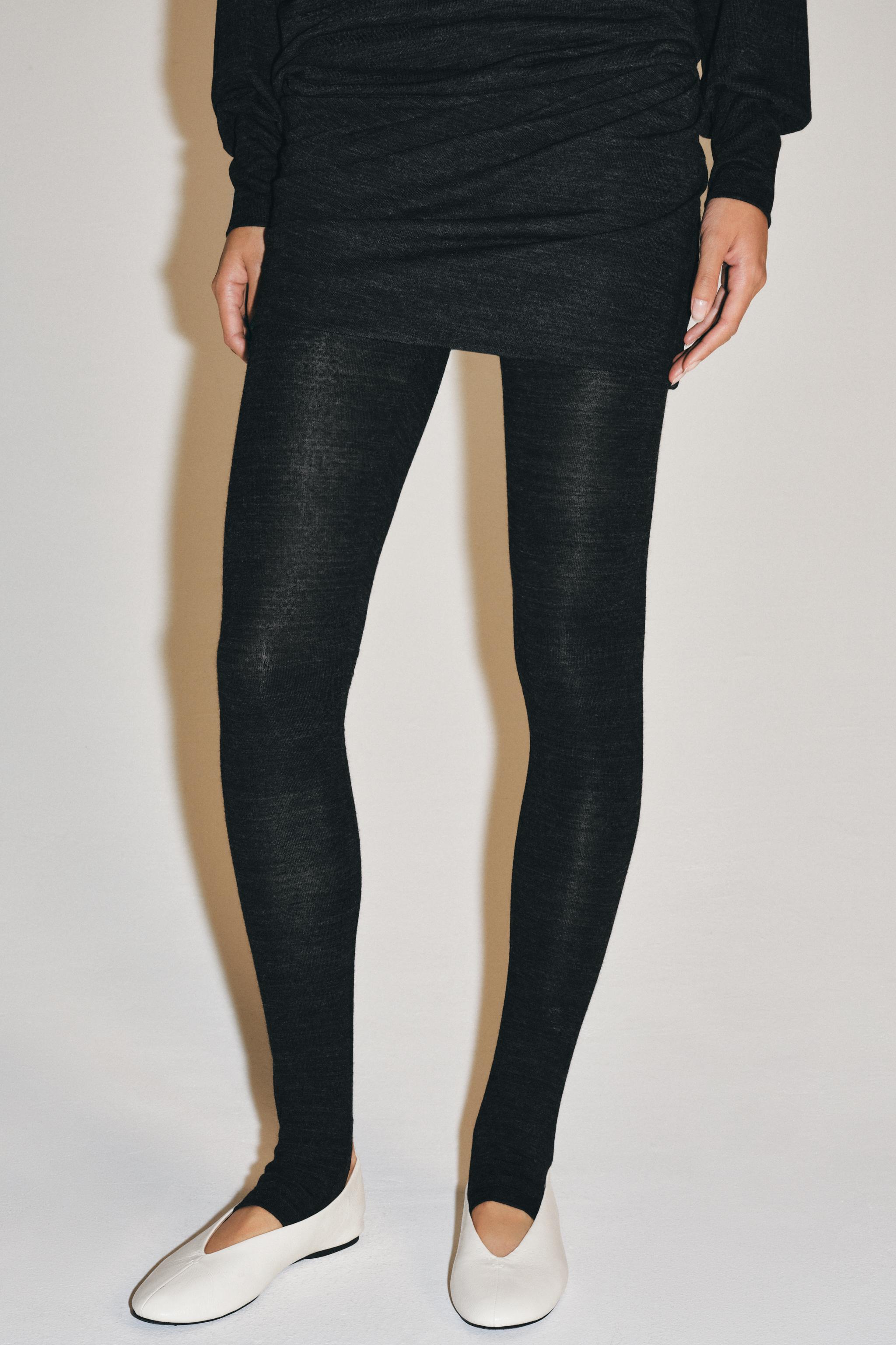 STIRRUP LEGGINGS — Anthracite grey