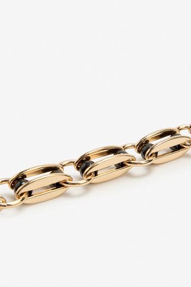 LIMITED EDITION CHAIN LINK BRACELET - Golden by Zara - Image 4