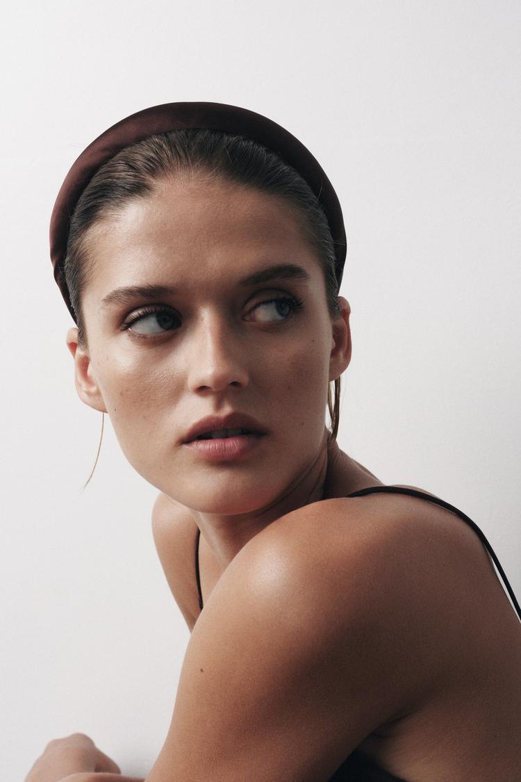 DIADEMA SATINADA Marrón ZARA Estados Unidos de América