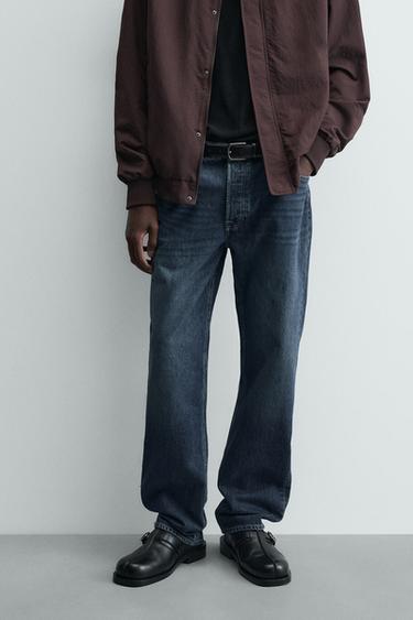 JEANS STRAIGHT FIT - Azul lavado de Zara