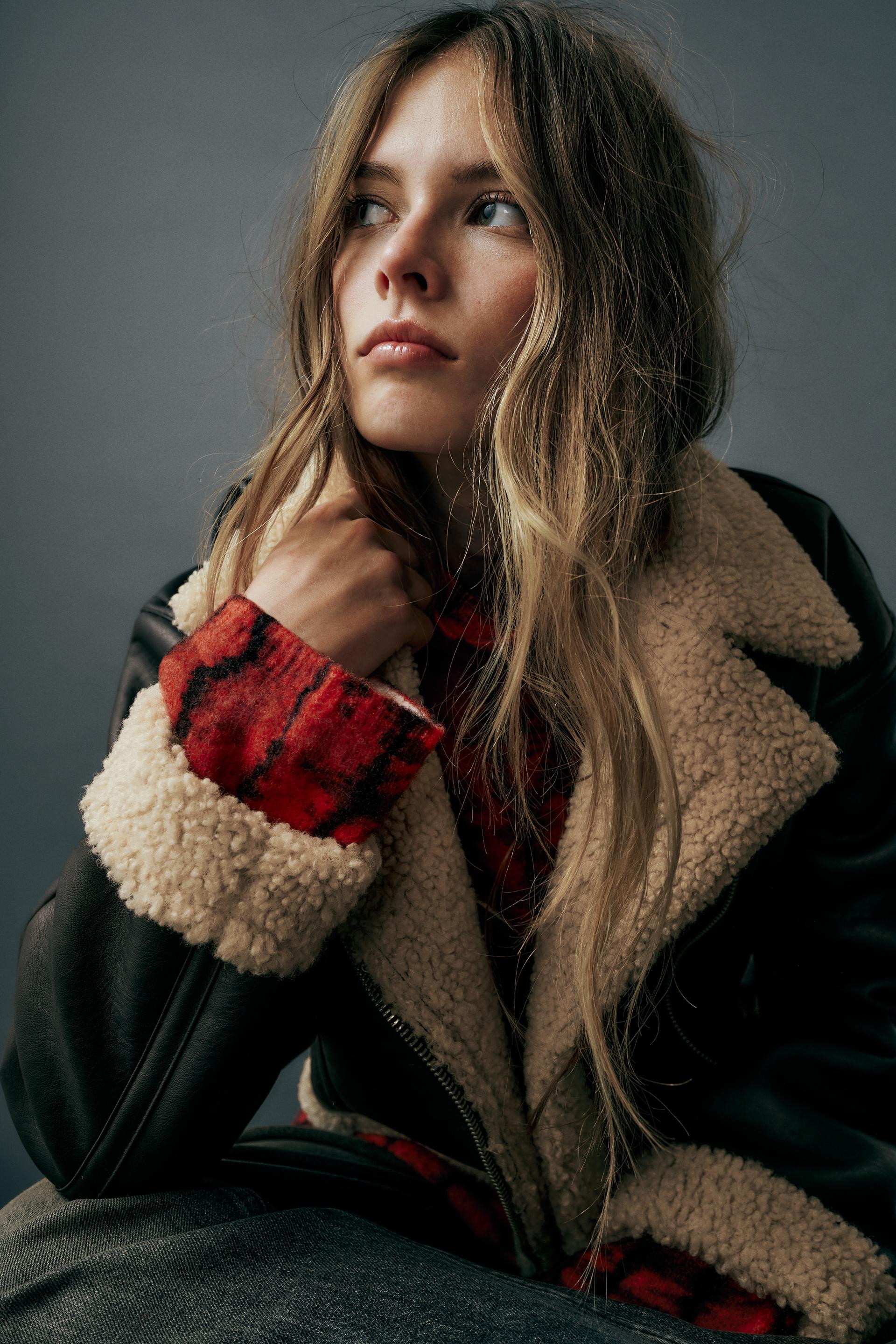 zara double sided jacket