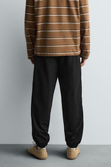 PANTALON STYLE JOGGING SLIM FIT - Noir de Zara - Image 2