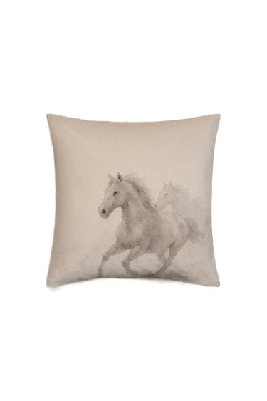 HORSE CUSHION COVER - Beige by Zara