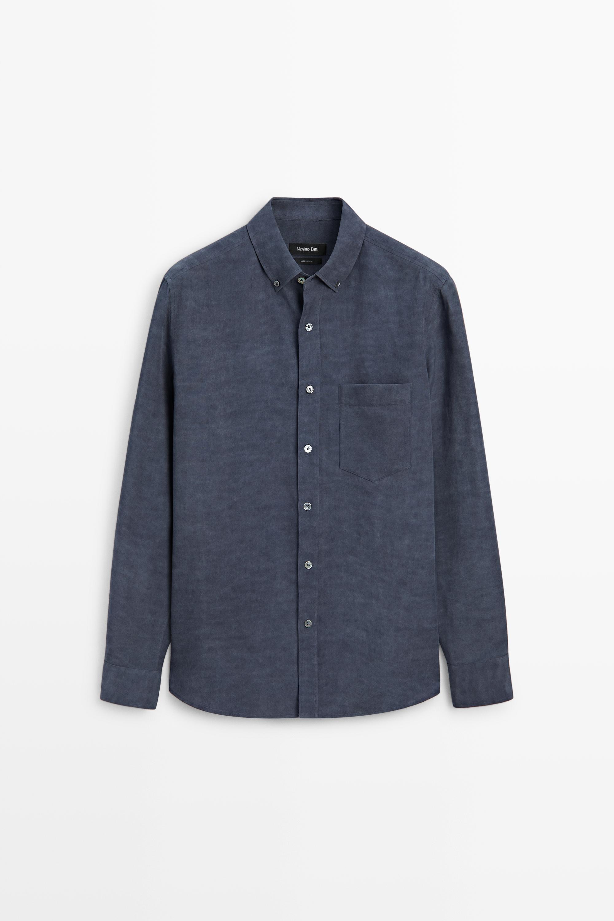 Regular fit shirt with pocket detail