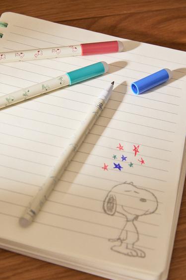 SET OF CHILDREN'S PEANUTS™ ERASABLE PENS (SET OF 3) - Multicoloured by Zara - Image 5