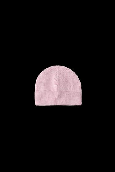 KNIT SKI COLLECTION BEANIE - Pastel pink by Zara - Image 3