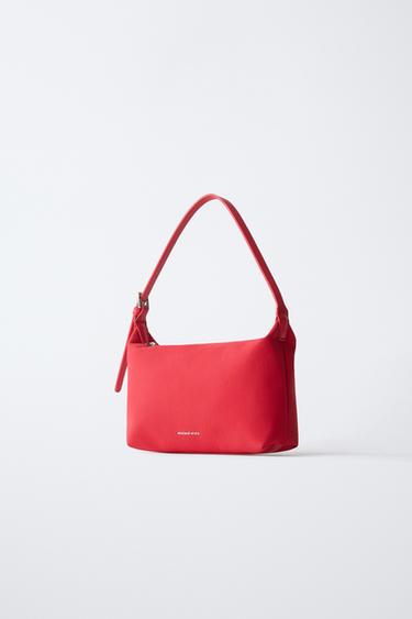 SAC SHOULDER EN NYLON - Rouge de Zara - Image 1