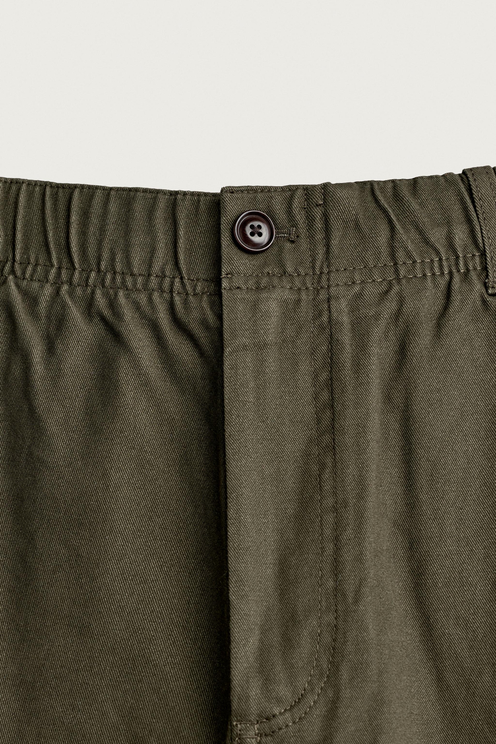 COTTON RELAXED FIT PANTS